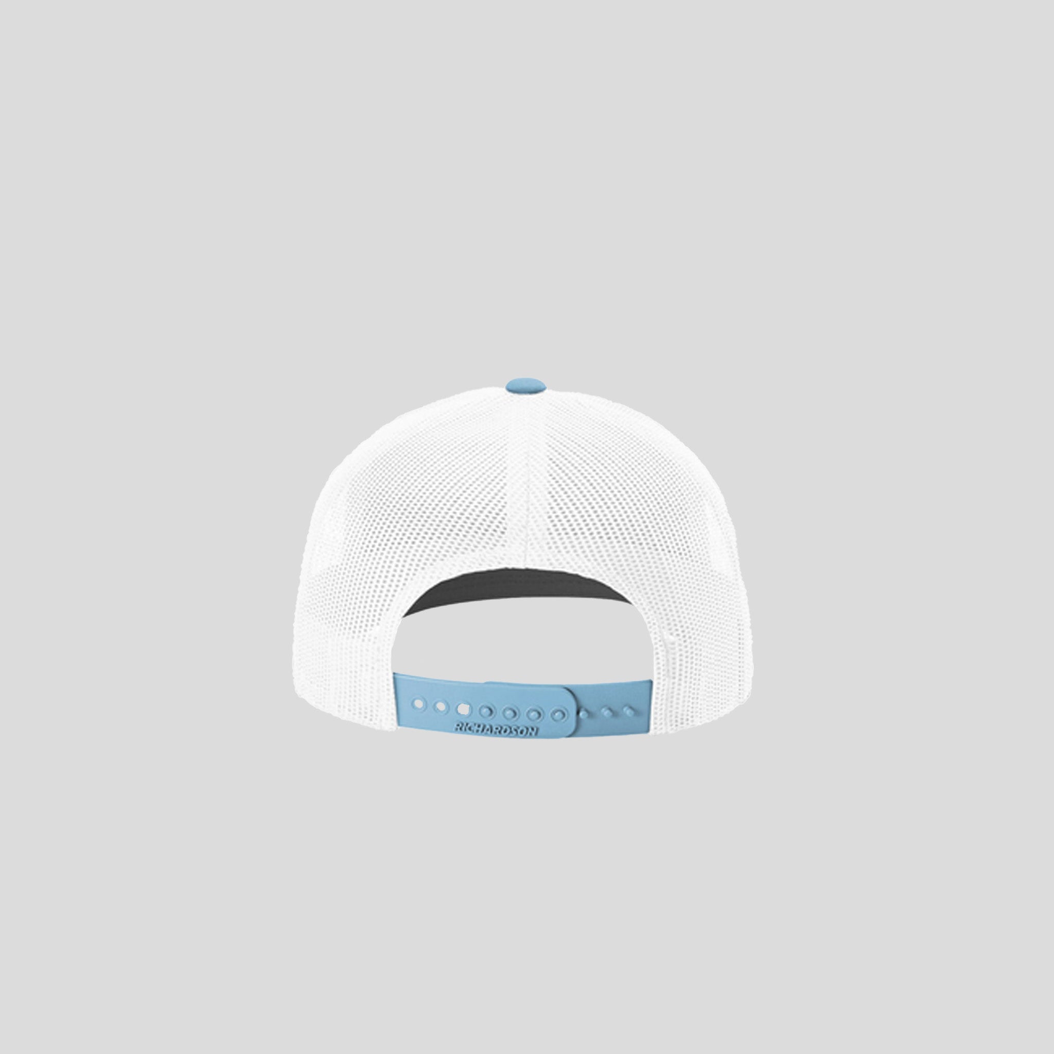 Richardson Trucker Cap | White/White/Columbia Blue