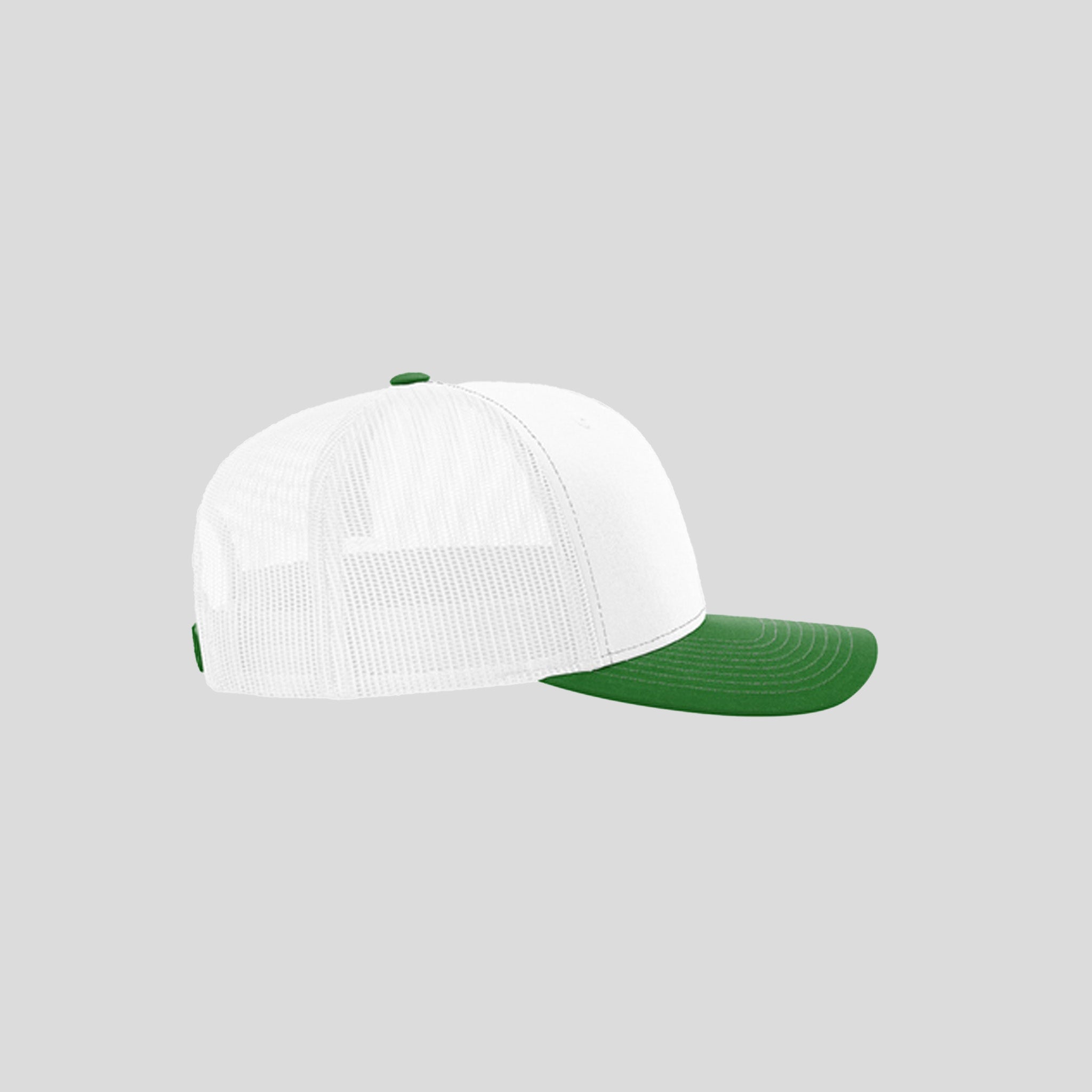 Richardson Trucker Cap | White/White/Kelly