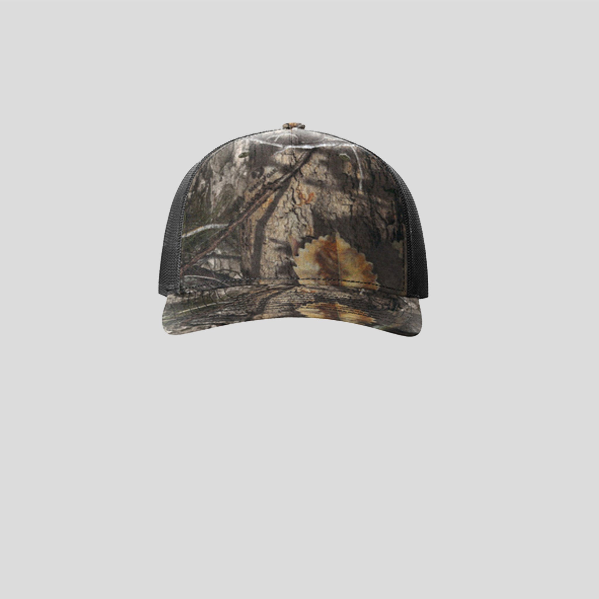 Printed Five-Panel Trucker Hat | Mossy Oak Country DNA/Black