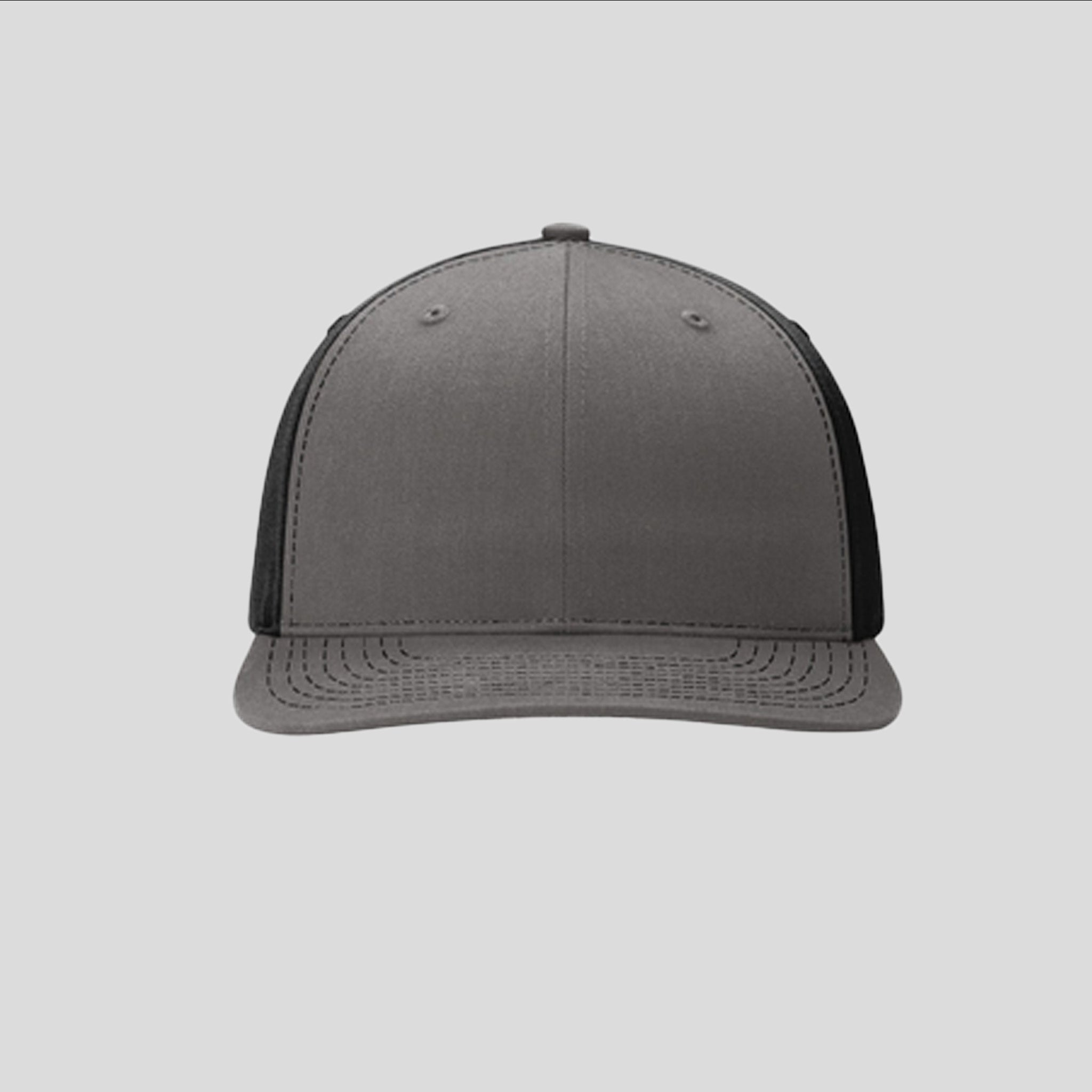 Solid Twill Trucker Hat | Charcoal/Black