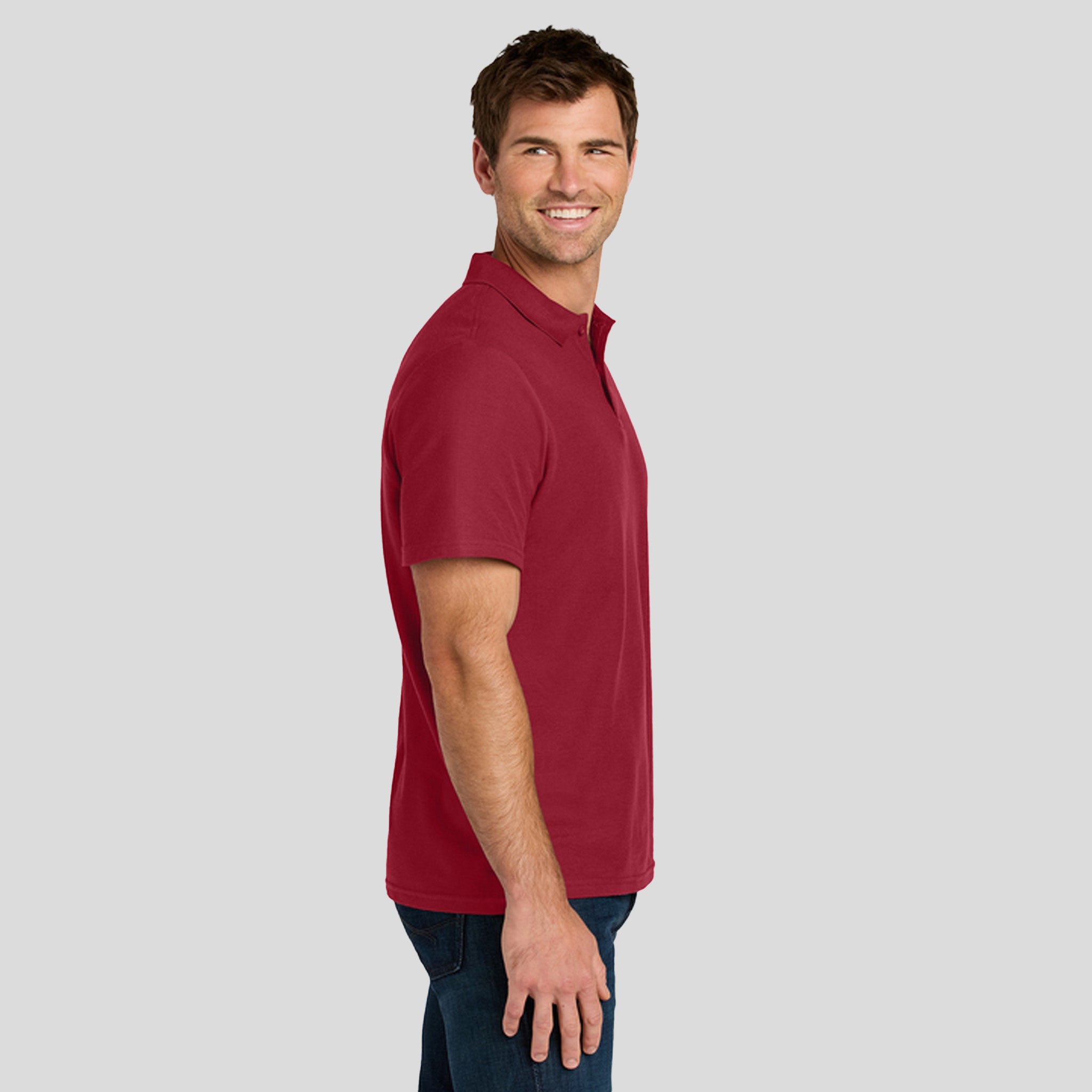 Gildan® Softstyle® Pique Polo | Cherry Red