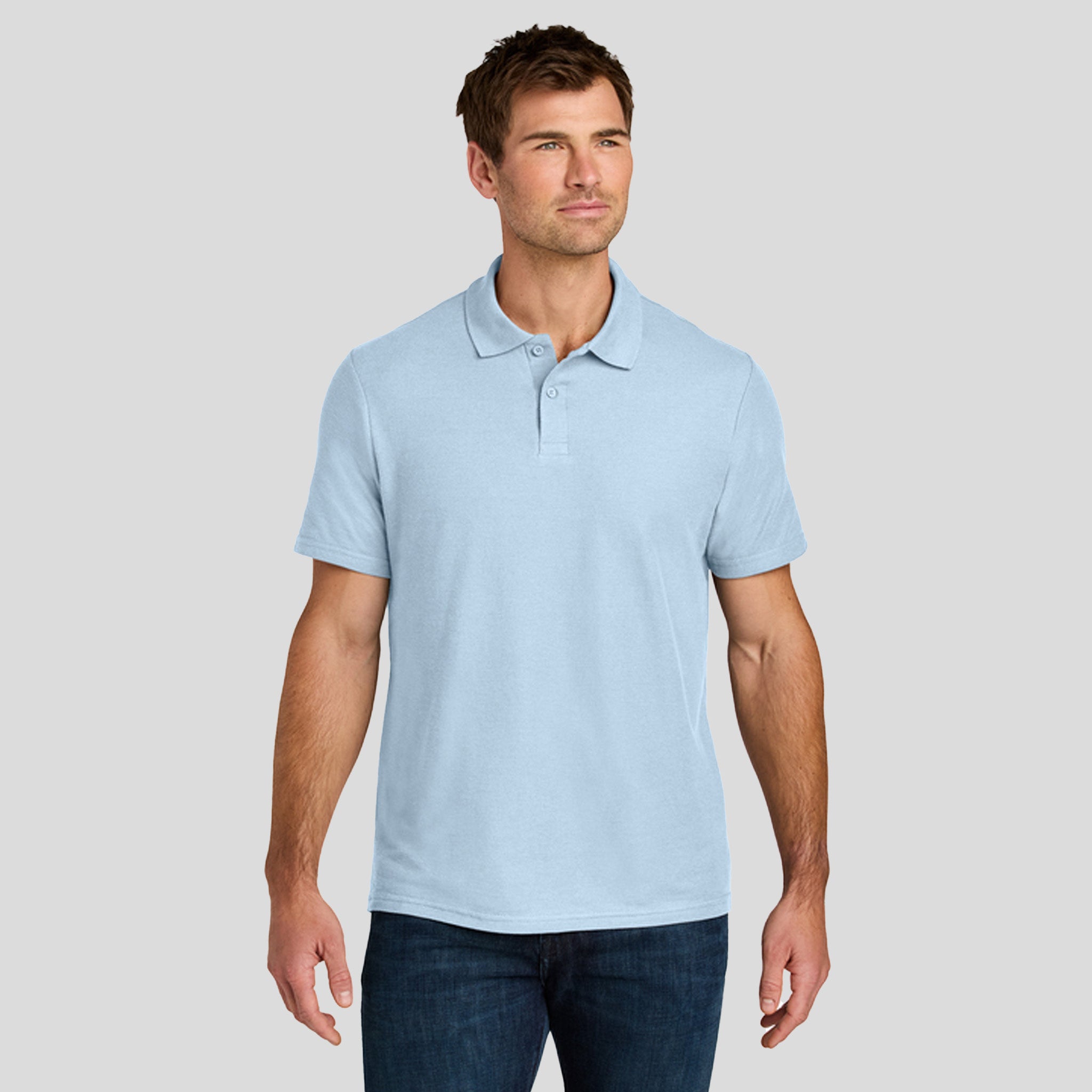 Gildan® Softstyle® Pique Polo | Light Blue