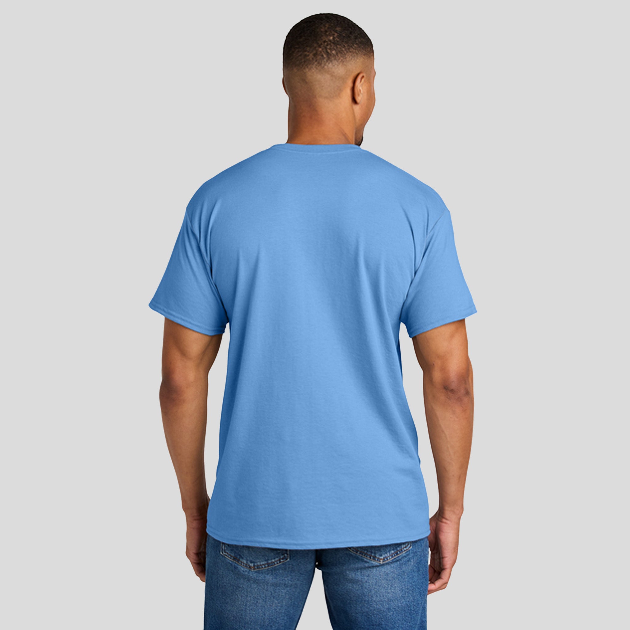 Gildan® DryBlend® 50 Cotton/50 Poly T-Shirt | Carolina Blue