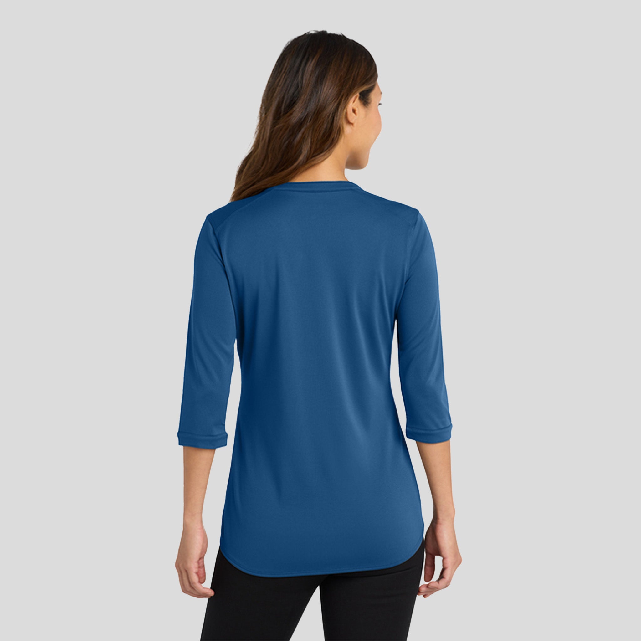 Women's UV Choice Pique Henley | True Blue