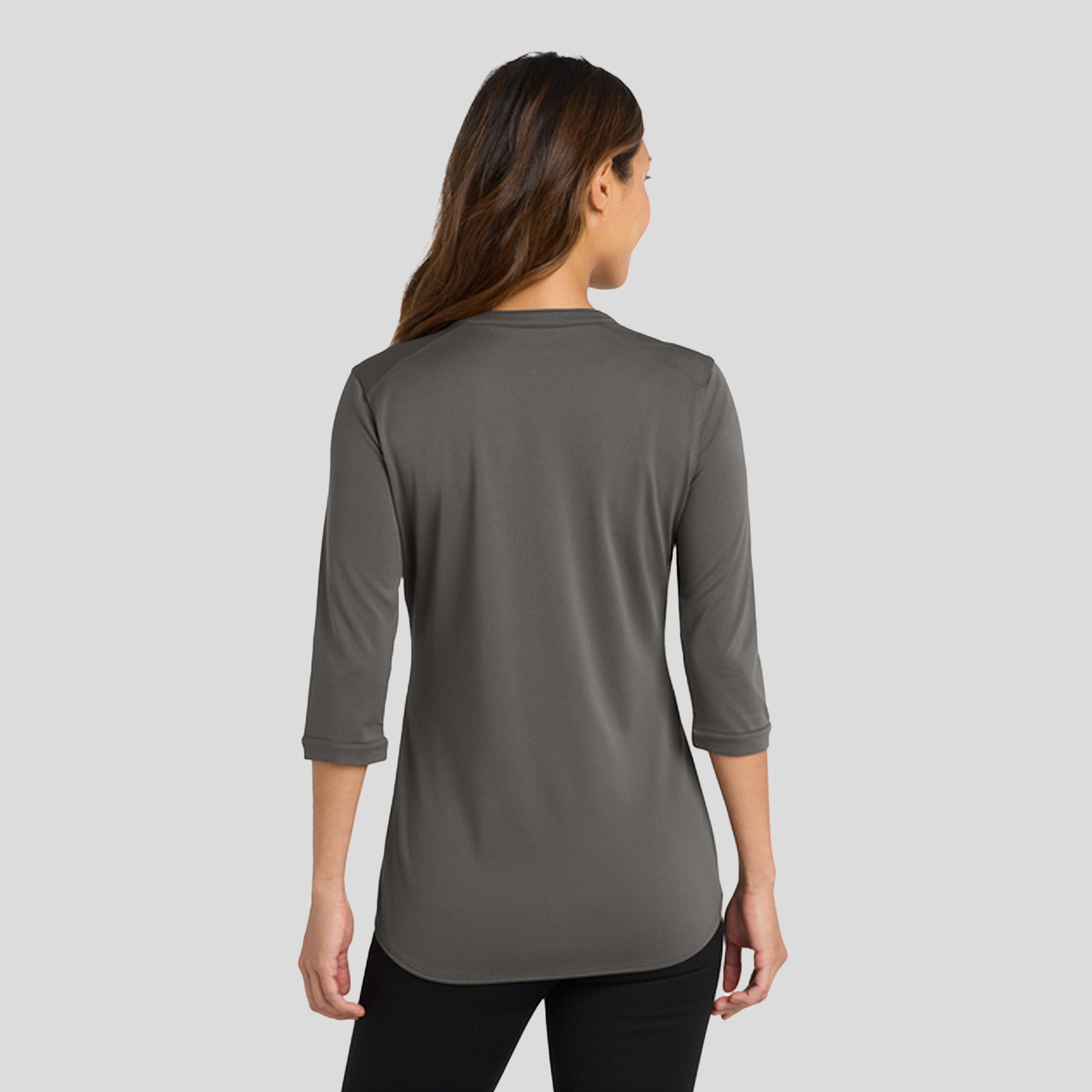 Women's UV Choice Pique Henley | Sterling Grey
