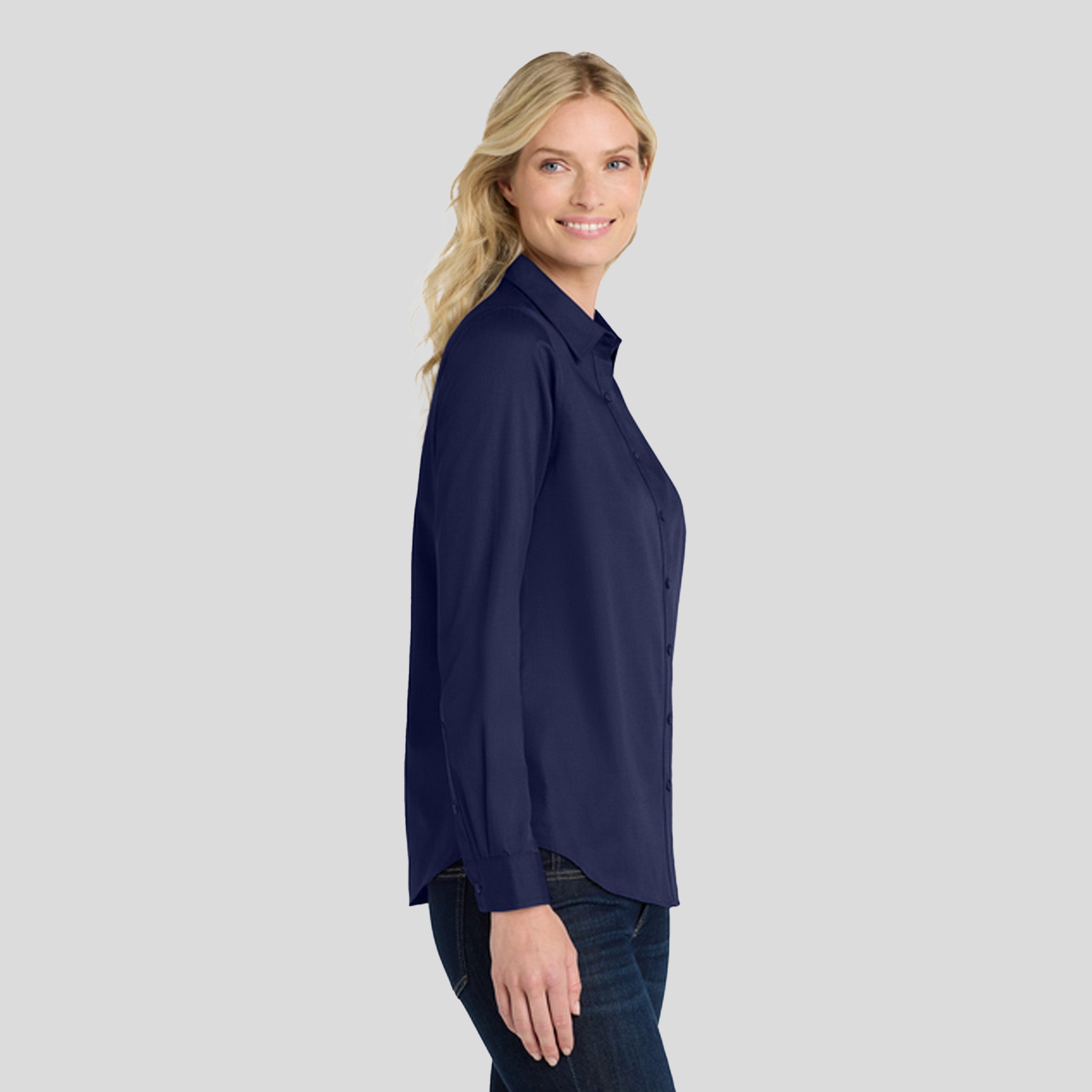 Women's Long Sleeve SuperPro React ™ | True Navy