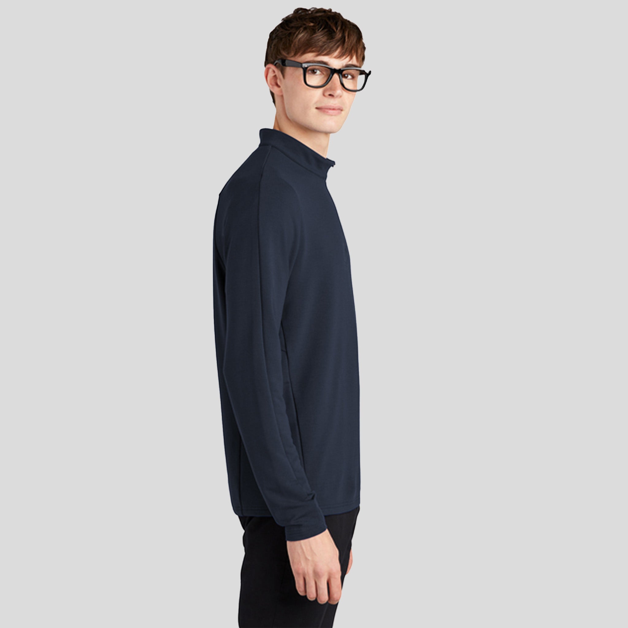 Stretch 1/4-Zip Pullover | Night Navy