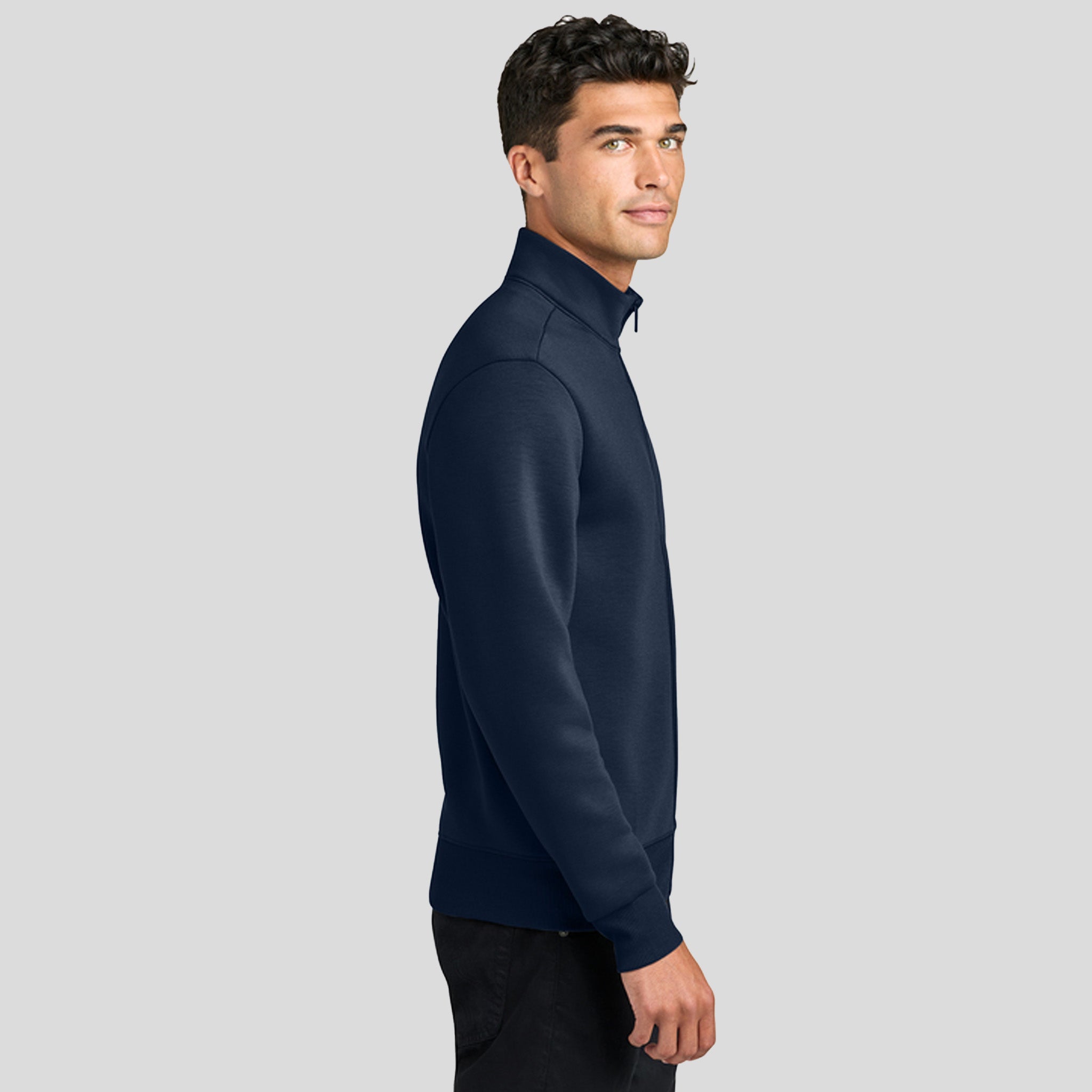 Soft Spacer Full-Zip | Night Navy