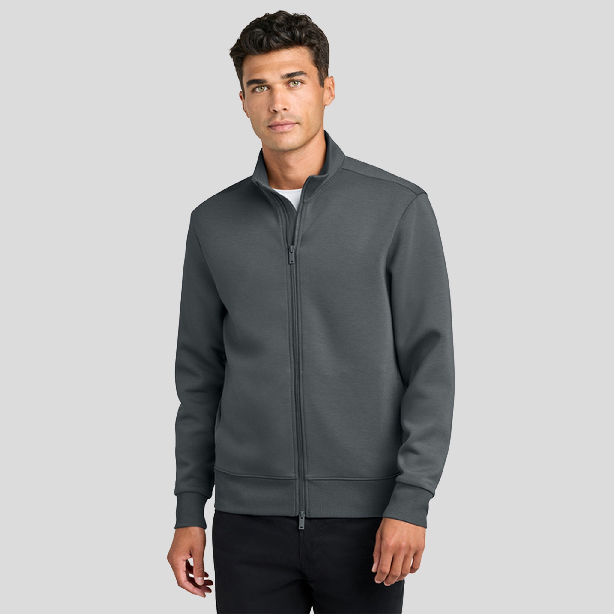 Soft Spacer Full-Zip | Storm Grey