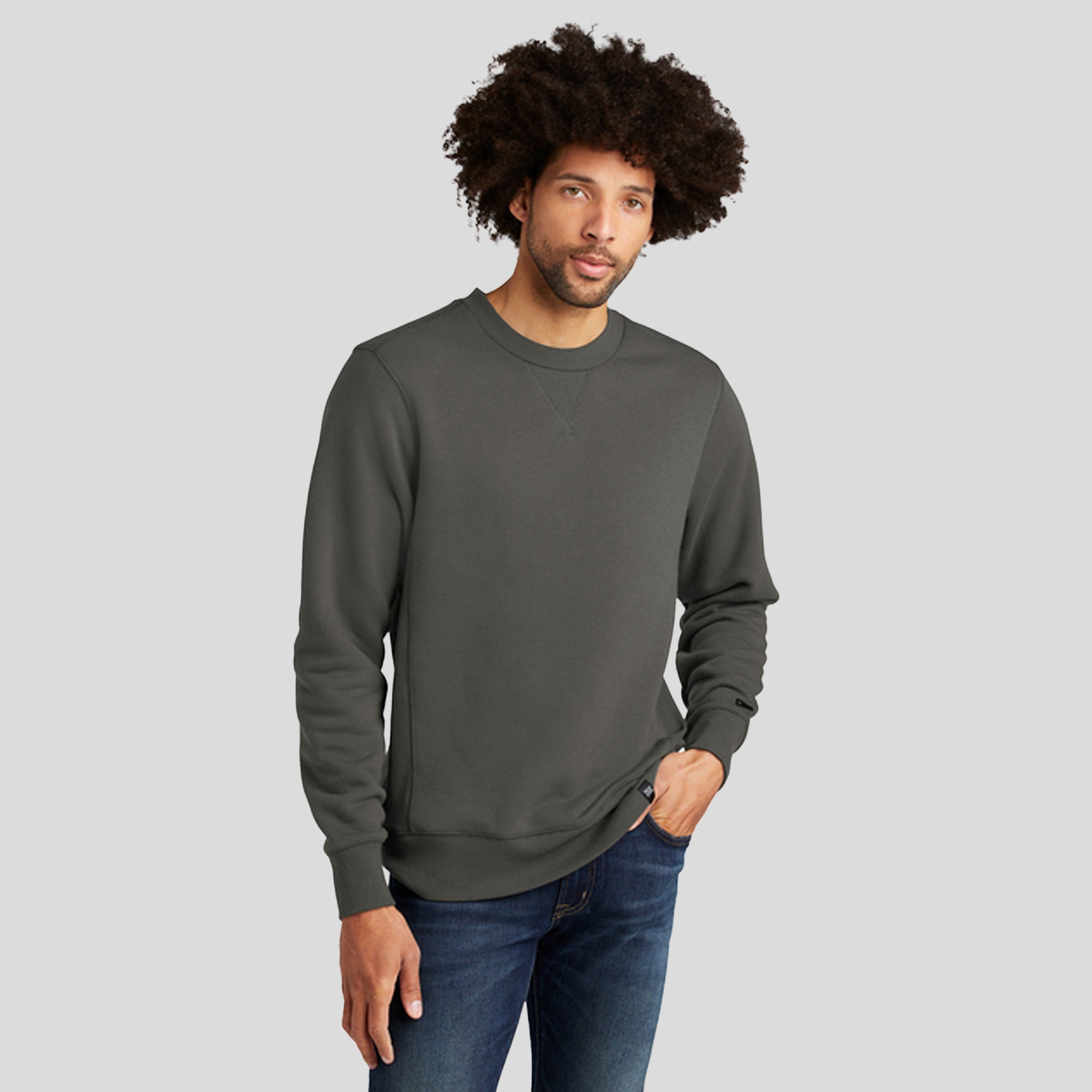 Men's French Terry Crew | Graphite