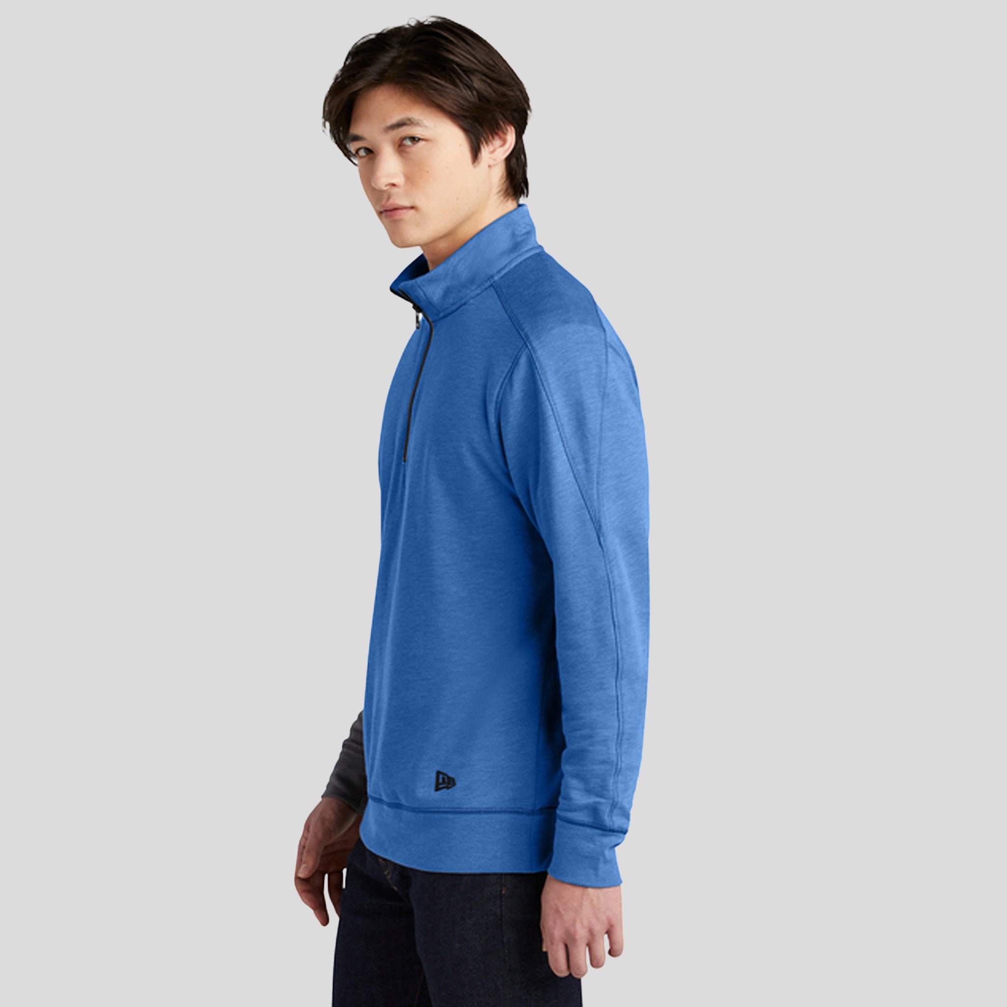 Tri-Blend Fleece 1/4-Zip Pullover | Royal Heather