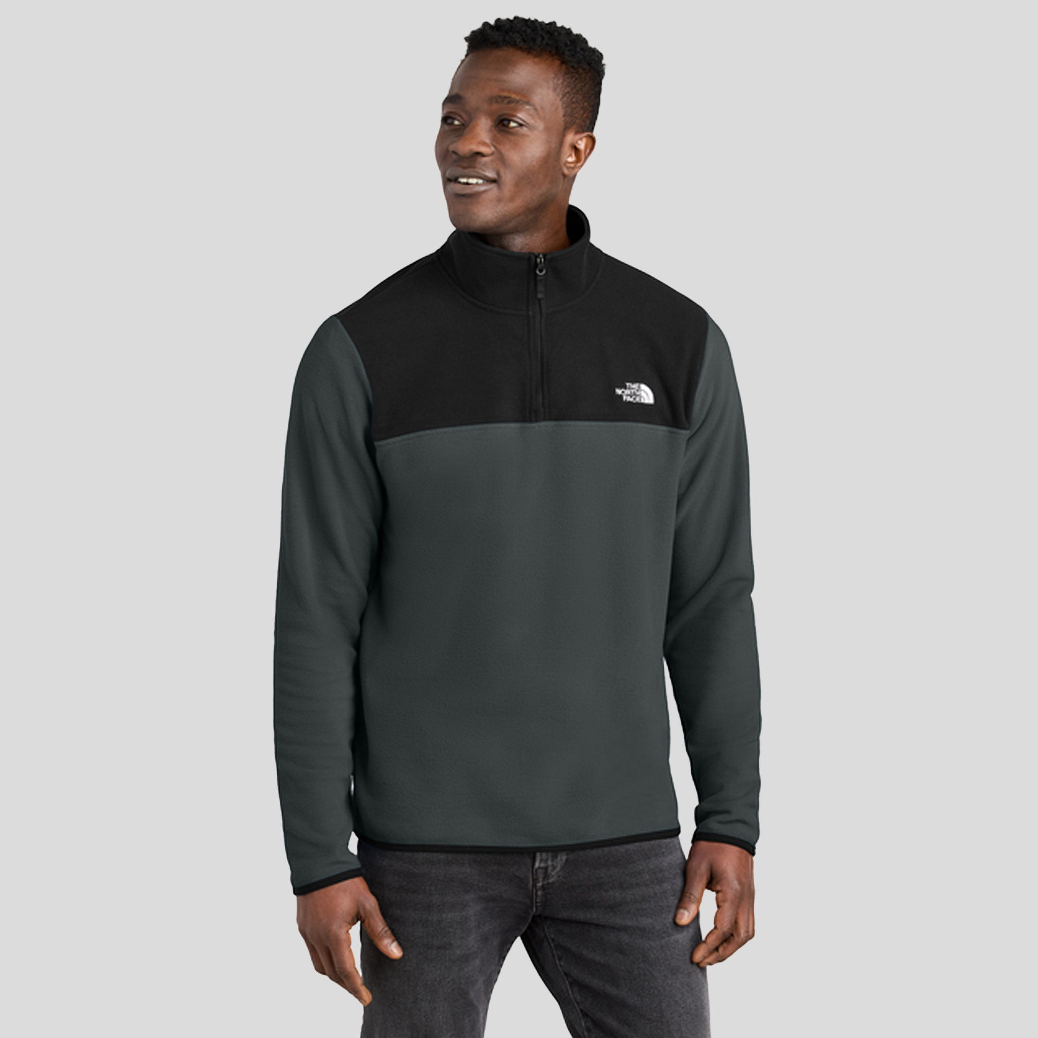 Glacier 1/4-Zip Fleece | Asphalt Grey/TNF Black
