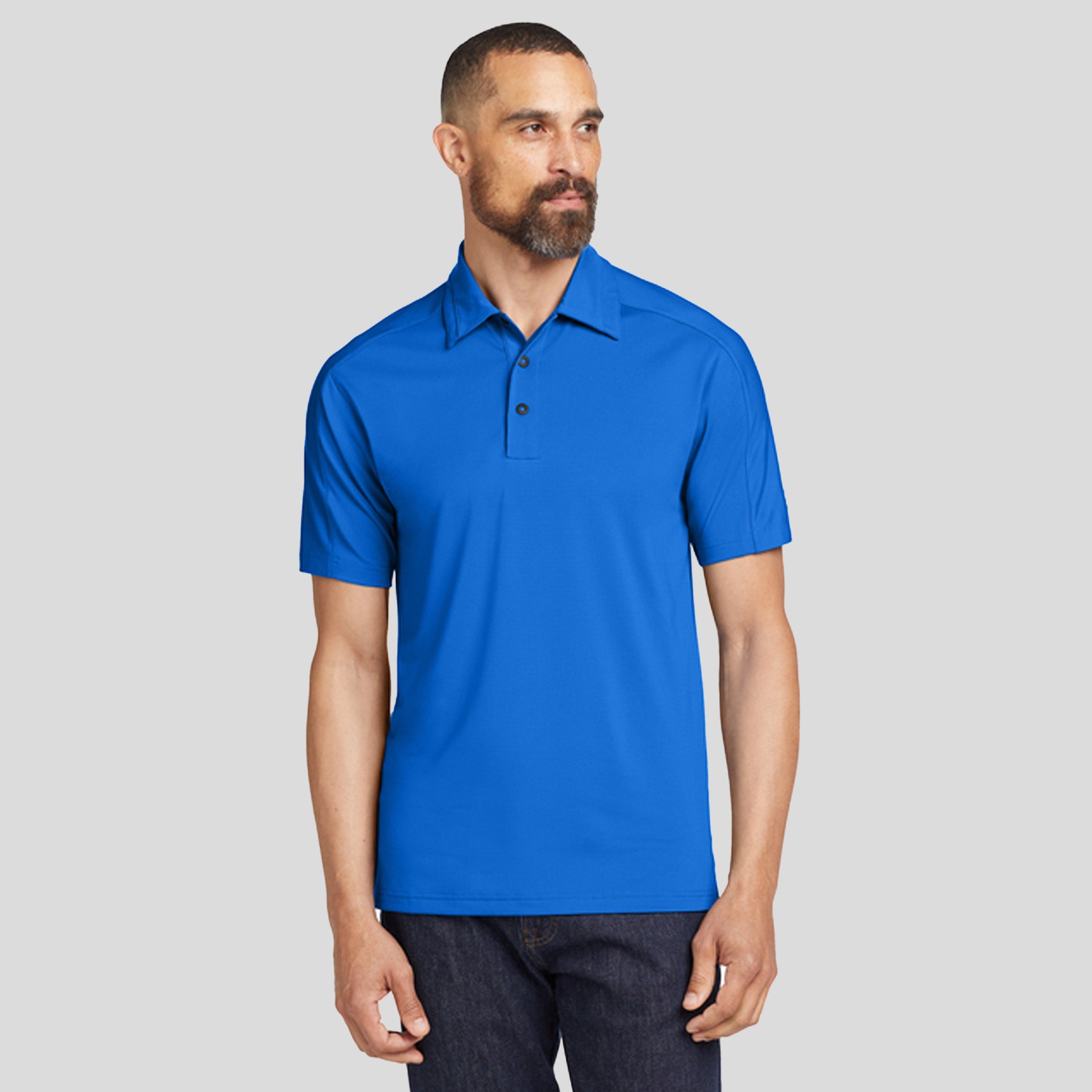 Linear Polo | Electric Blue