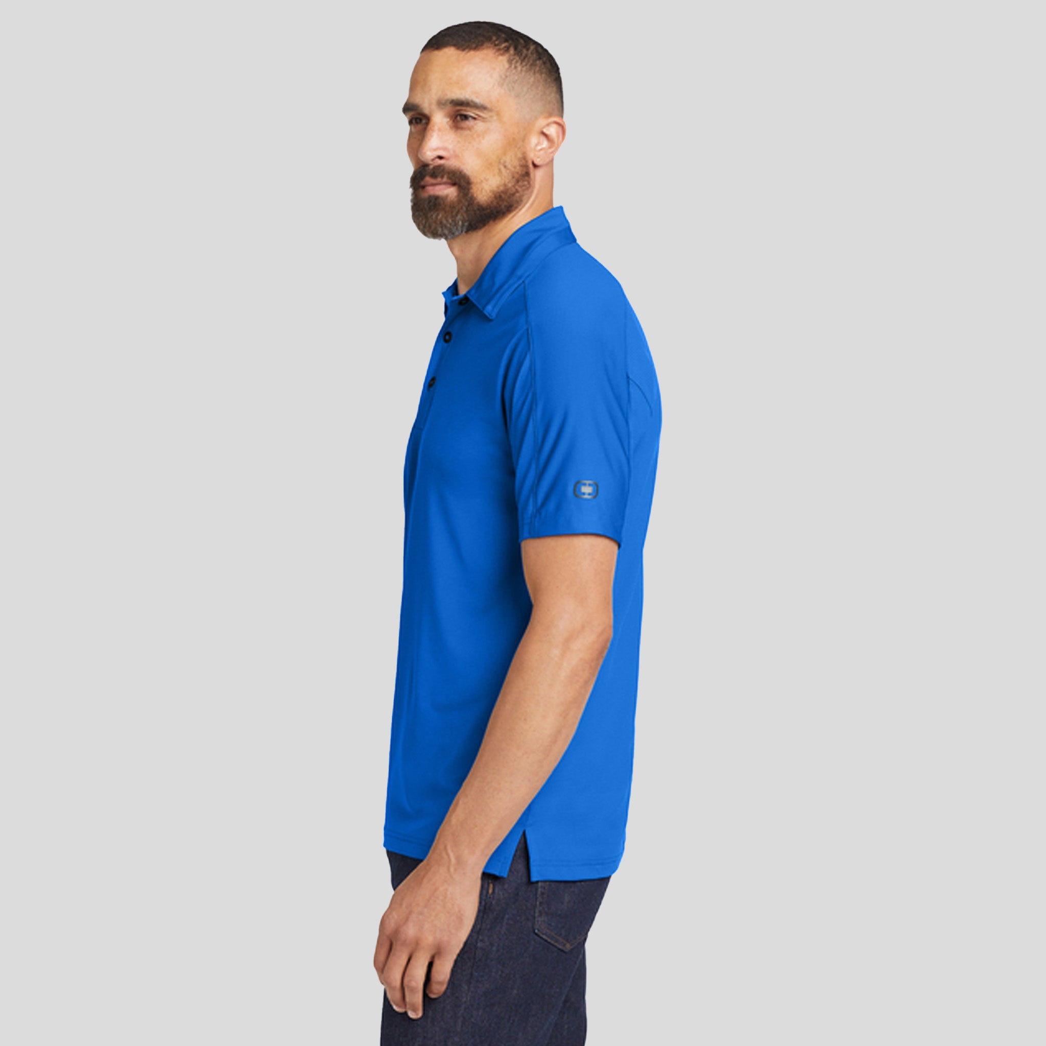 Linear Polo | Electric Blue