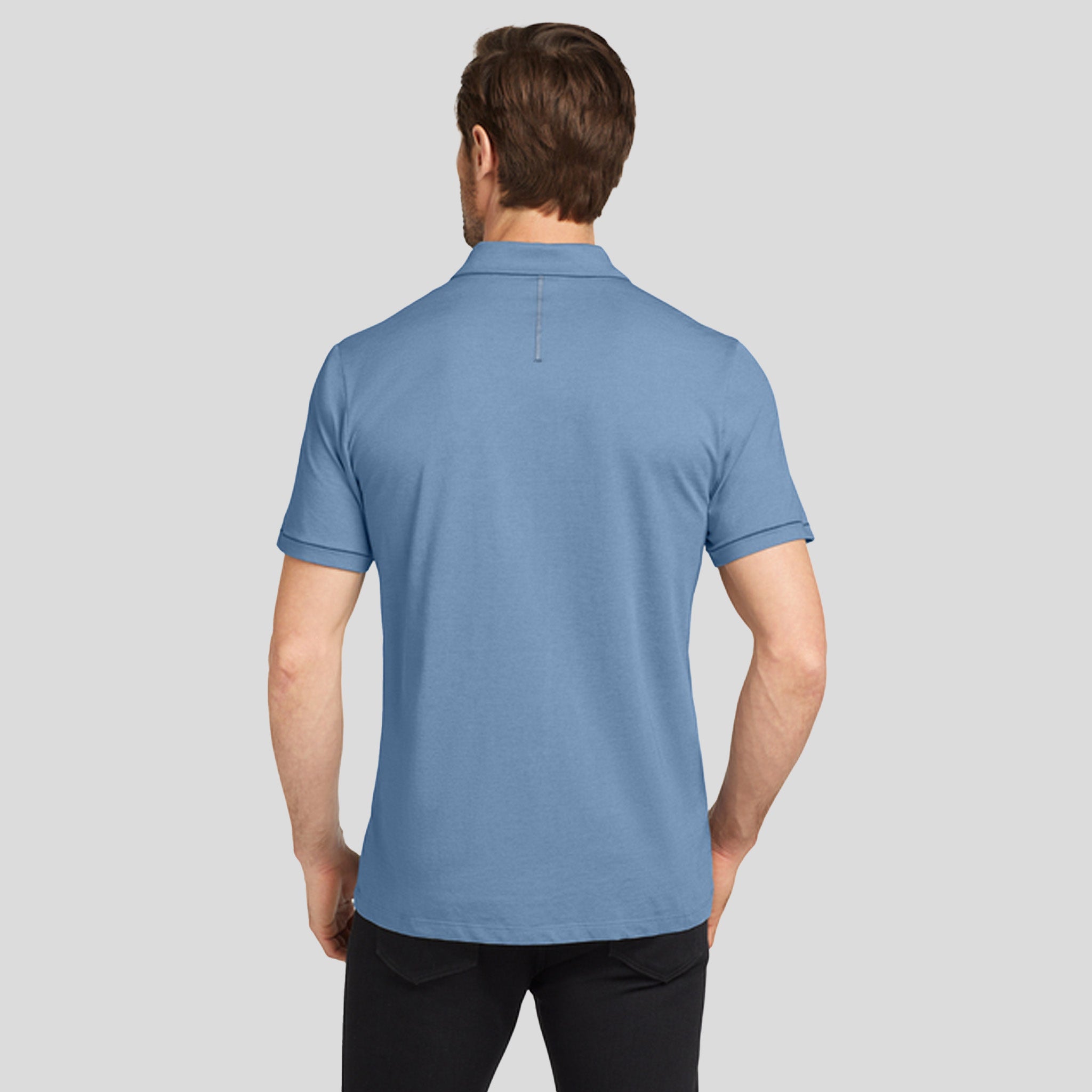 Code Stretch Polo | Force Blue Heather