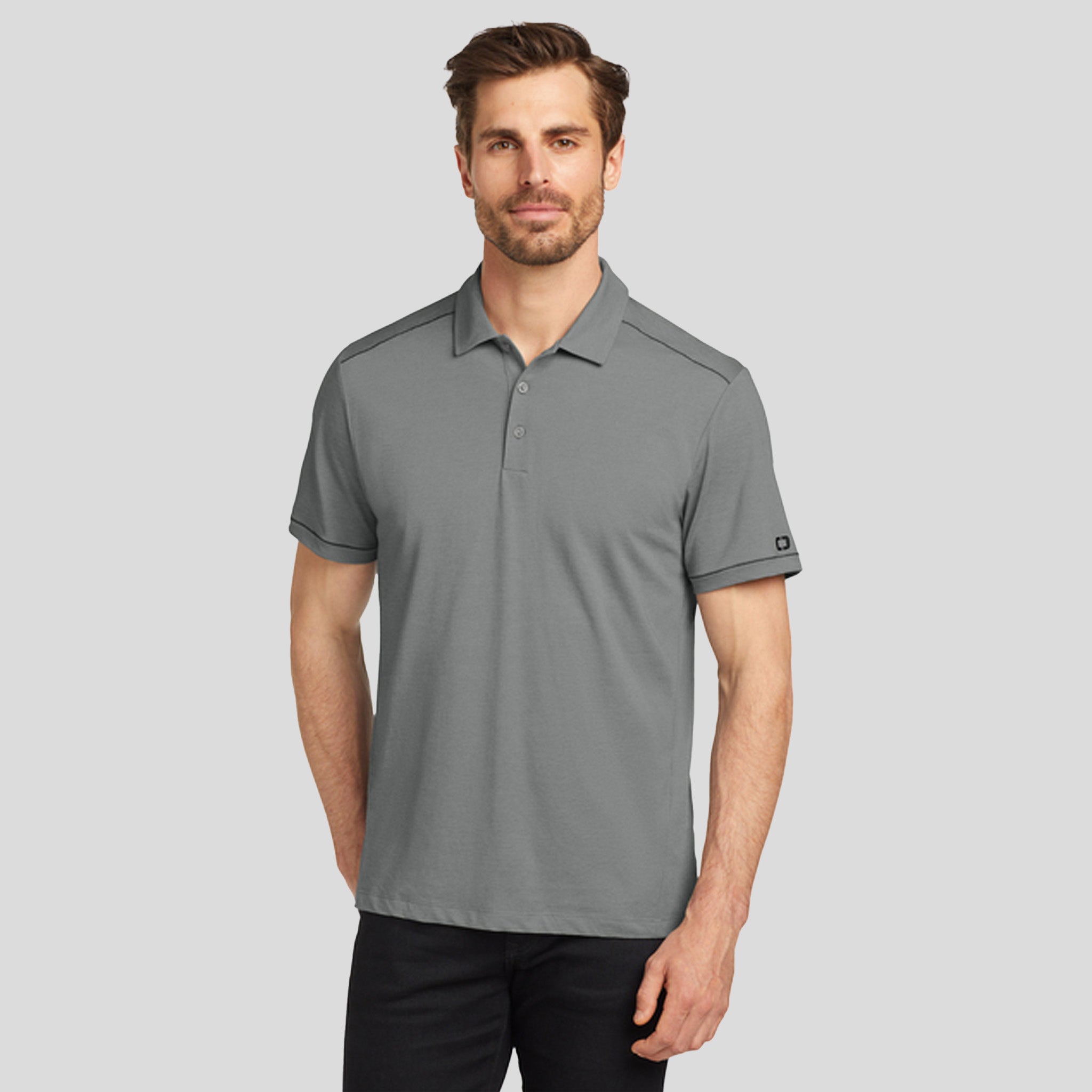 Code Stretch Polo | Tarmac Grey Heather