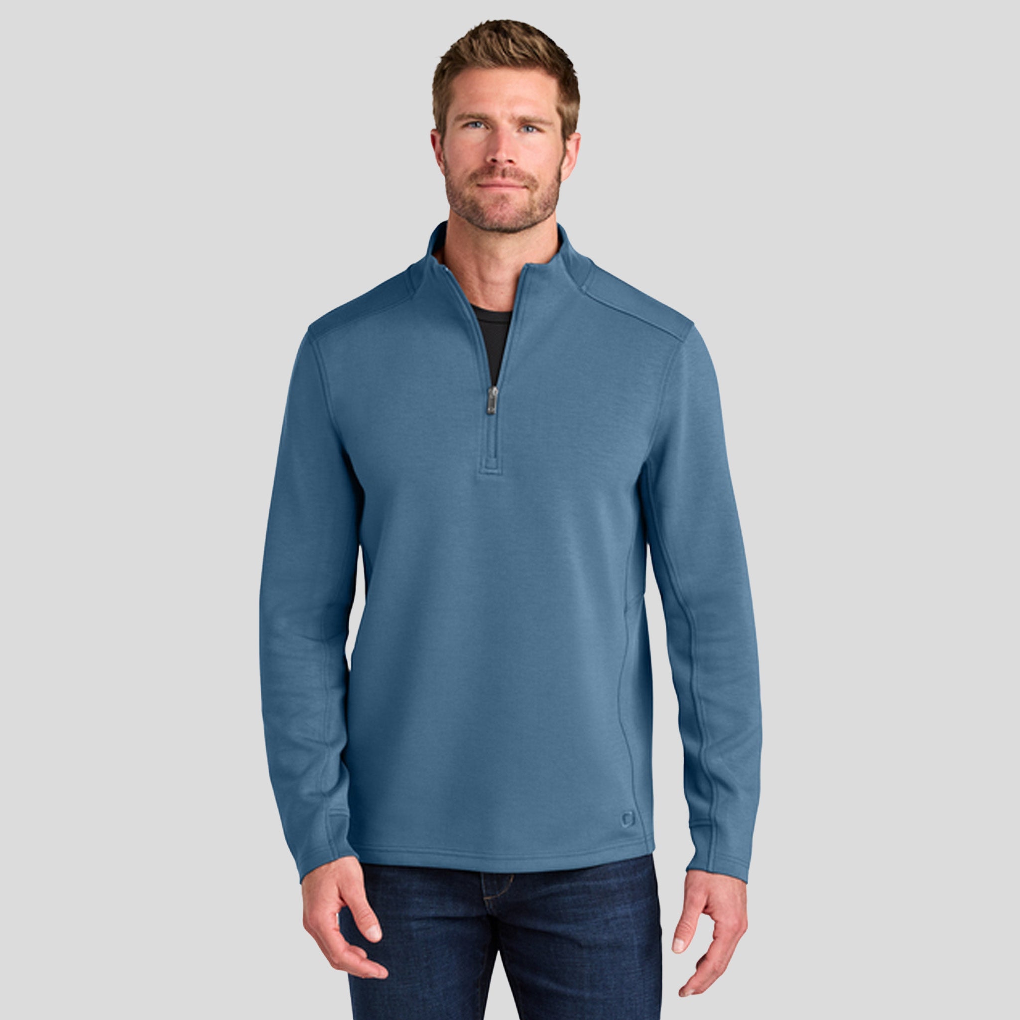 Transcend 1/4-Zip | Blue Mist