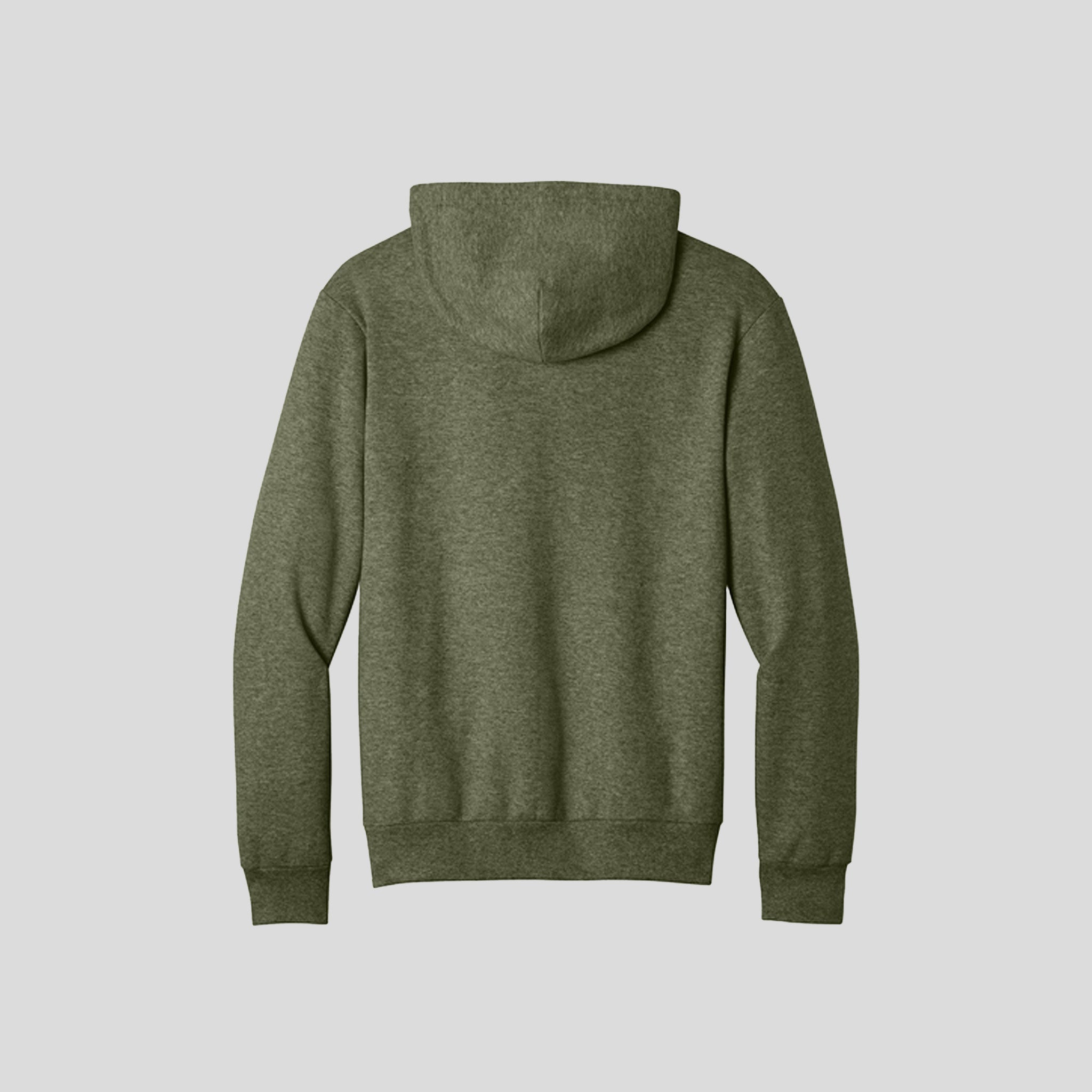 Easy Fleece Pullover Hooded Sweatshirt | Olive Drab Green Heather