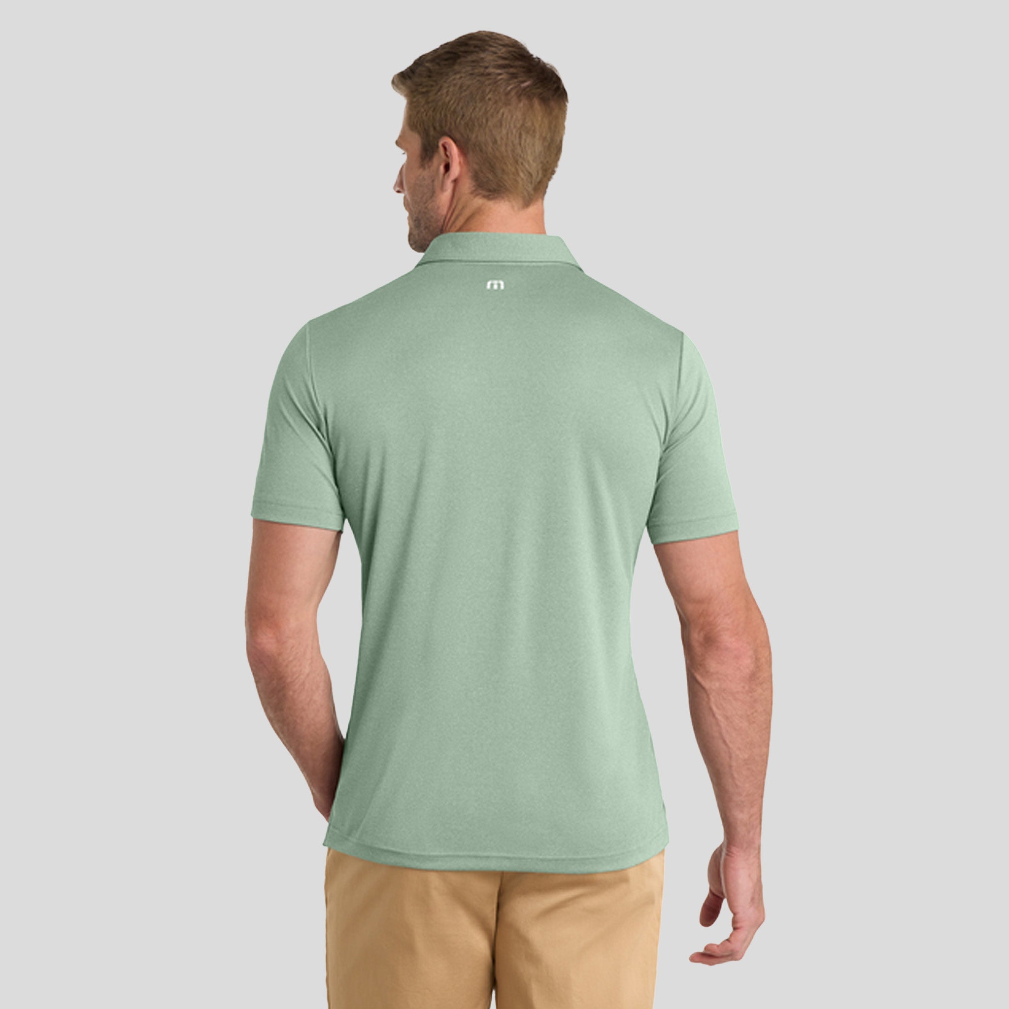 Coto Performance Polo | Beryl Green Heather