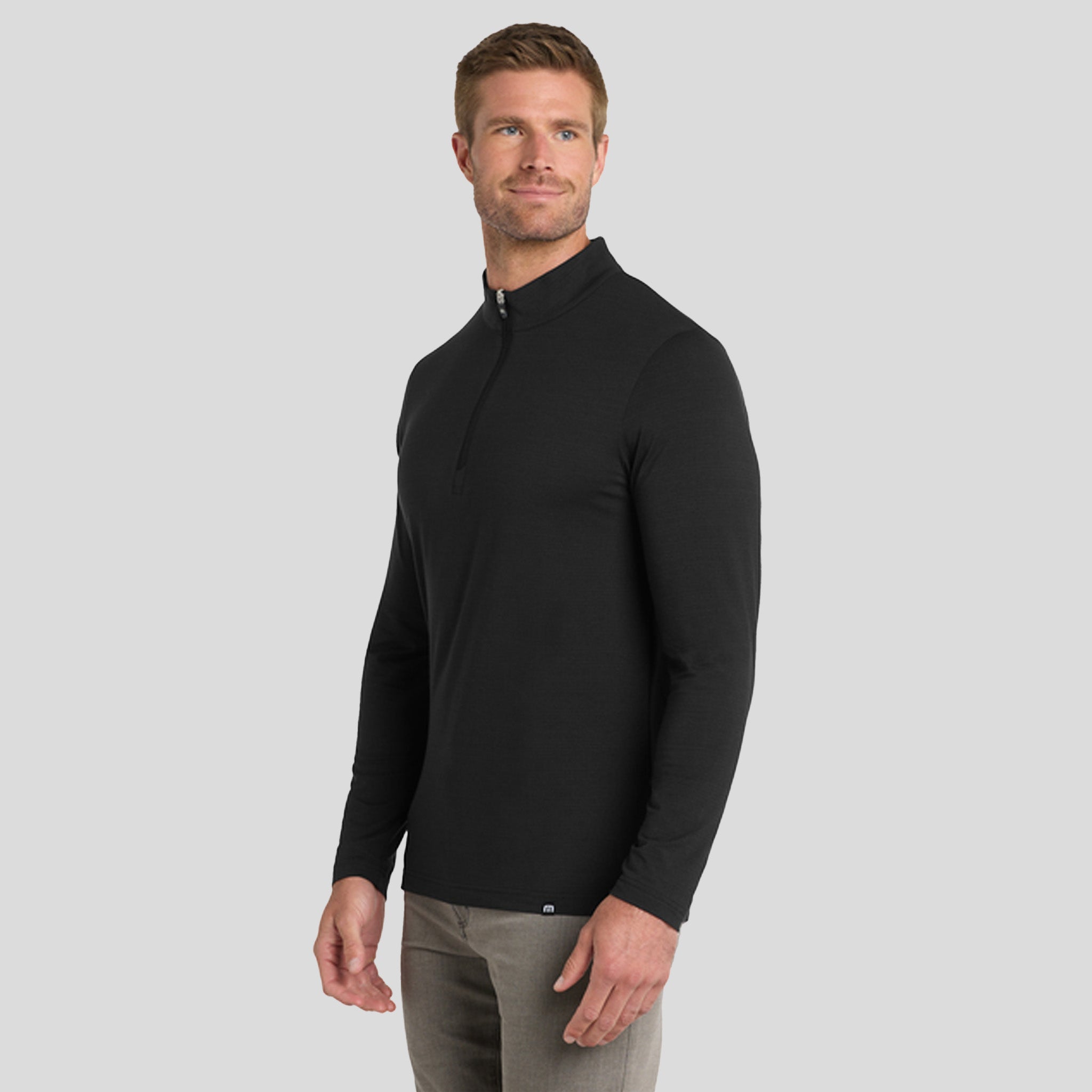 Crestview 1/4-Zip | Black