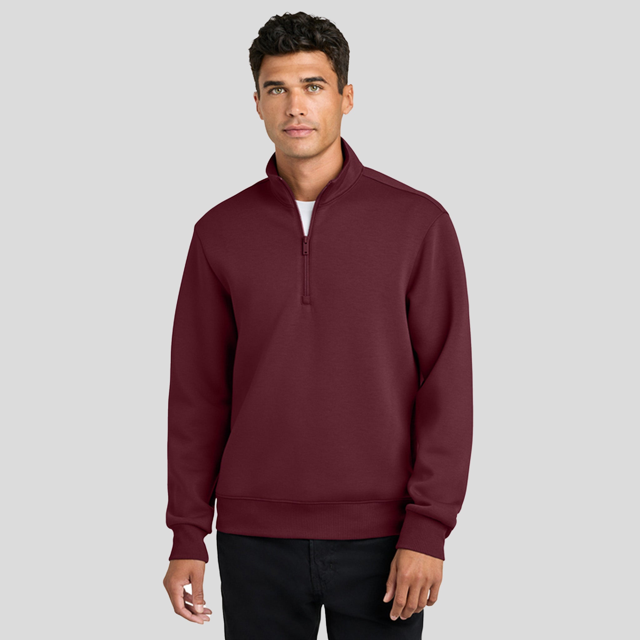 Soft Spacer 1/4-Zip | Burgundy