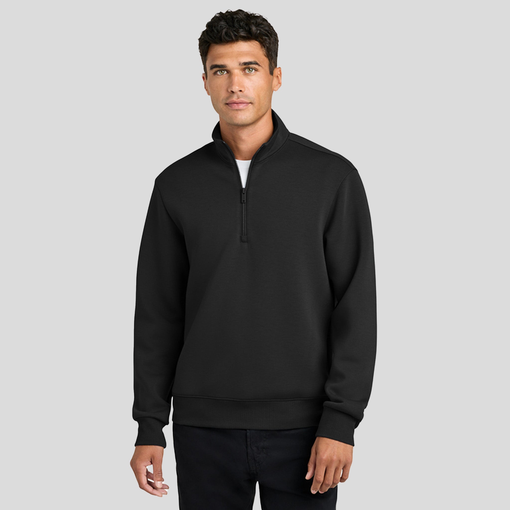 Soft Spacer 1/4-Zip | Deep Black