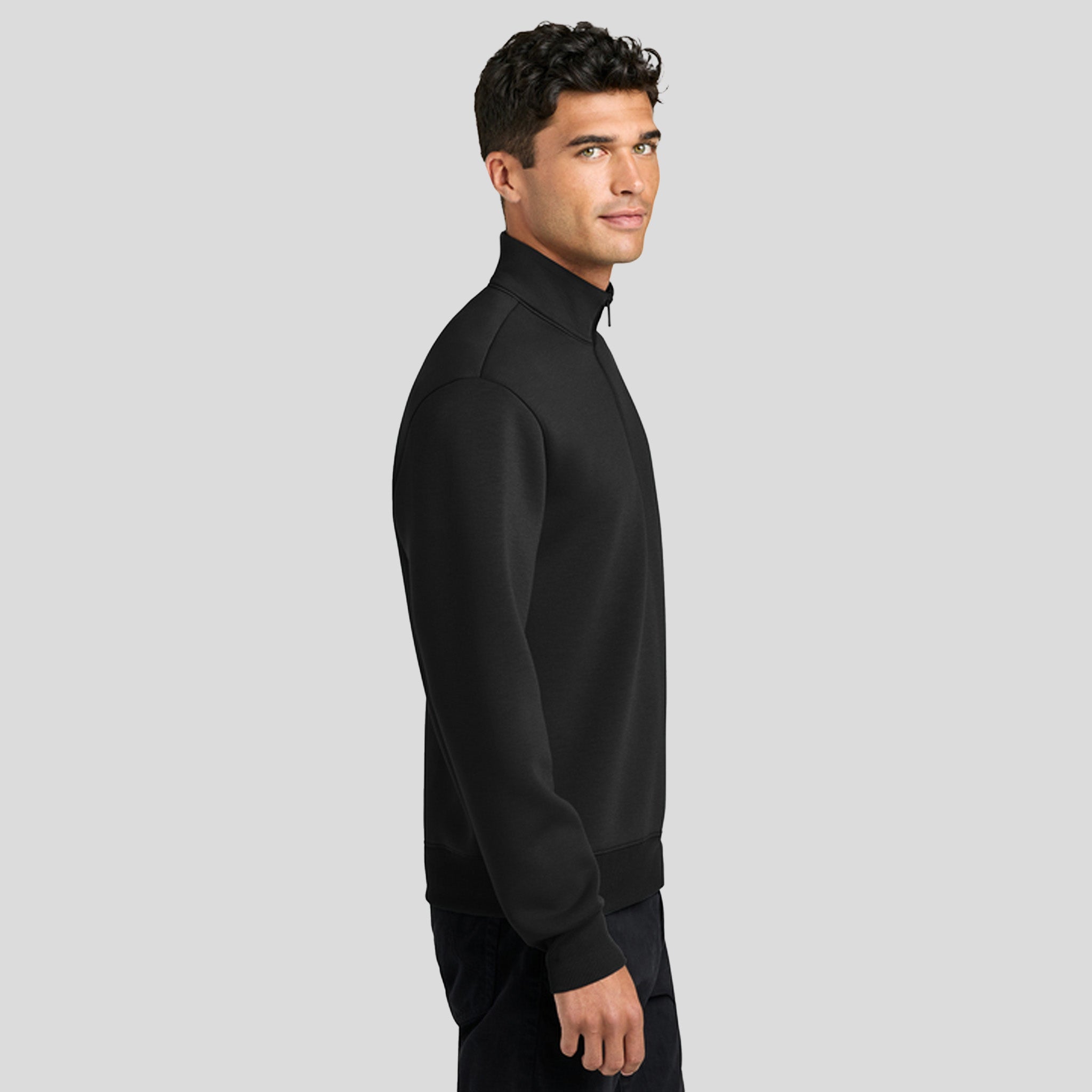 Soft Spacer 1/4-Zip | Deep Black