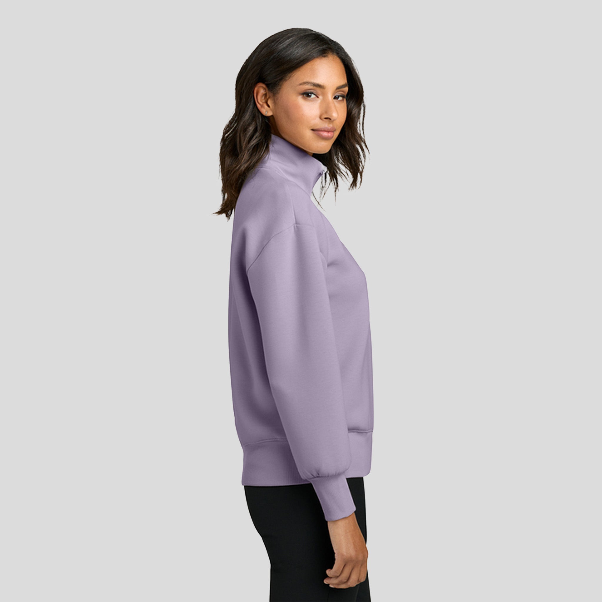 Women’s Soft Spacer 1/4-Zip | Purple Ash