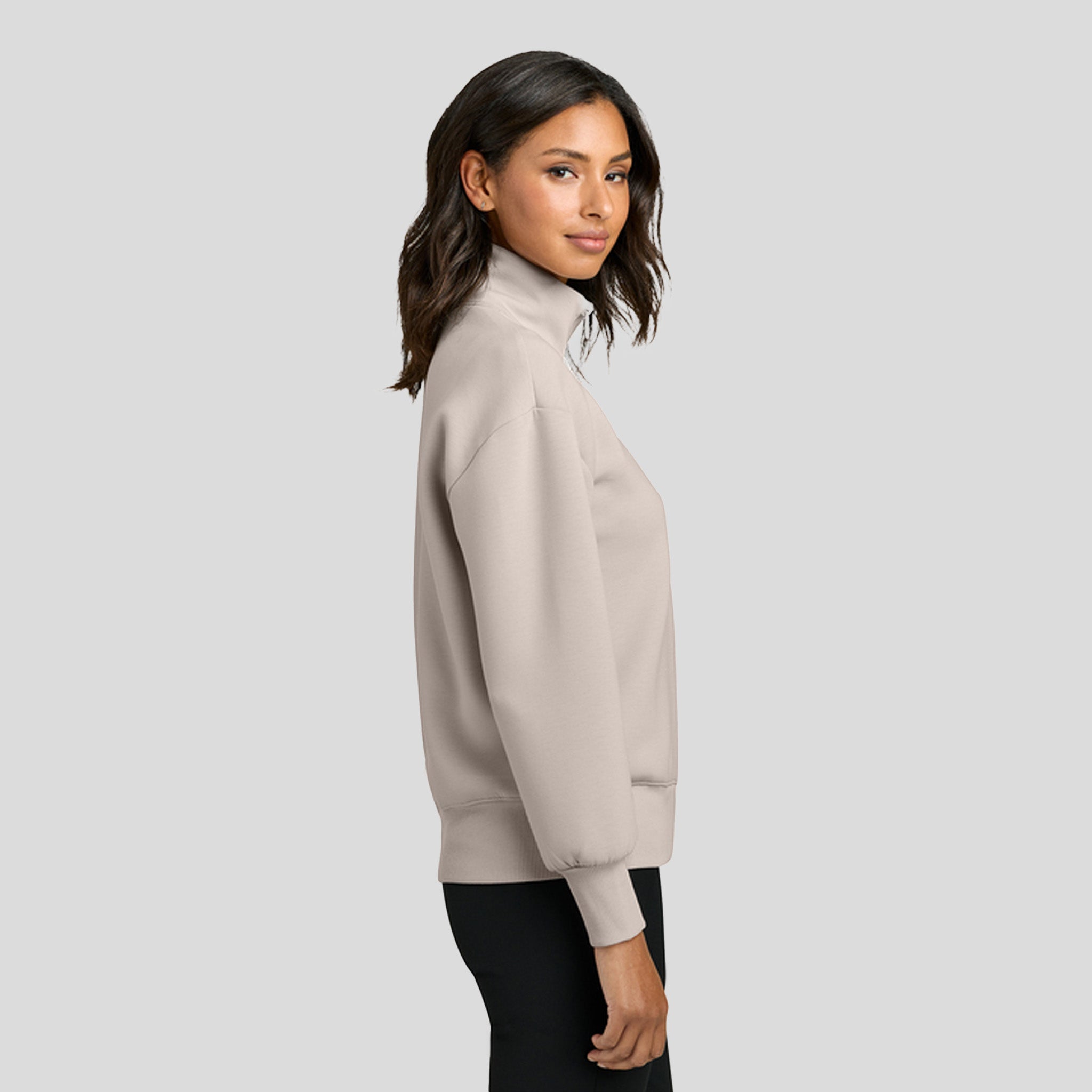 Women’s Soft Spacer 1/4-Zip | Warm Quartz