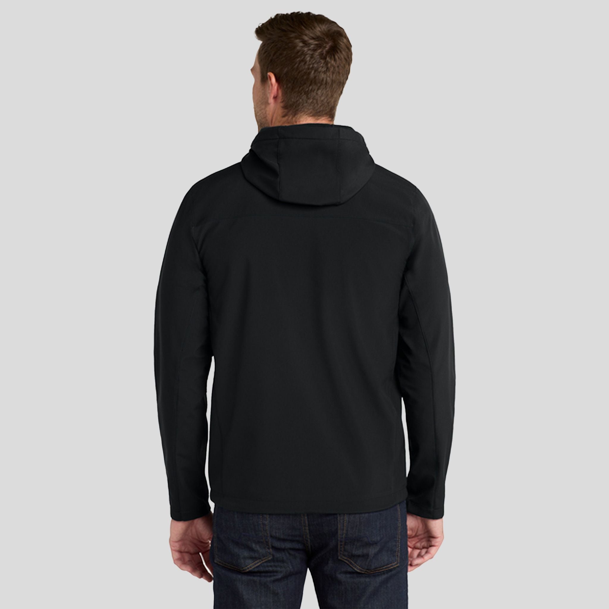 Hooded Core Soft Shell Jacket | Black