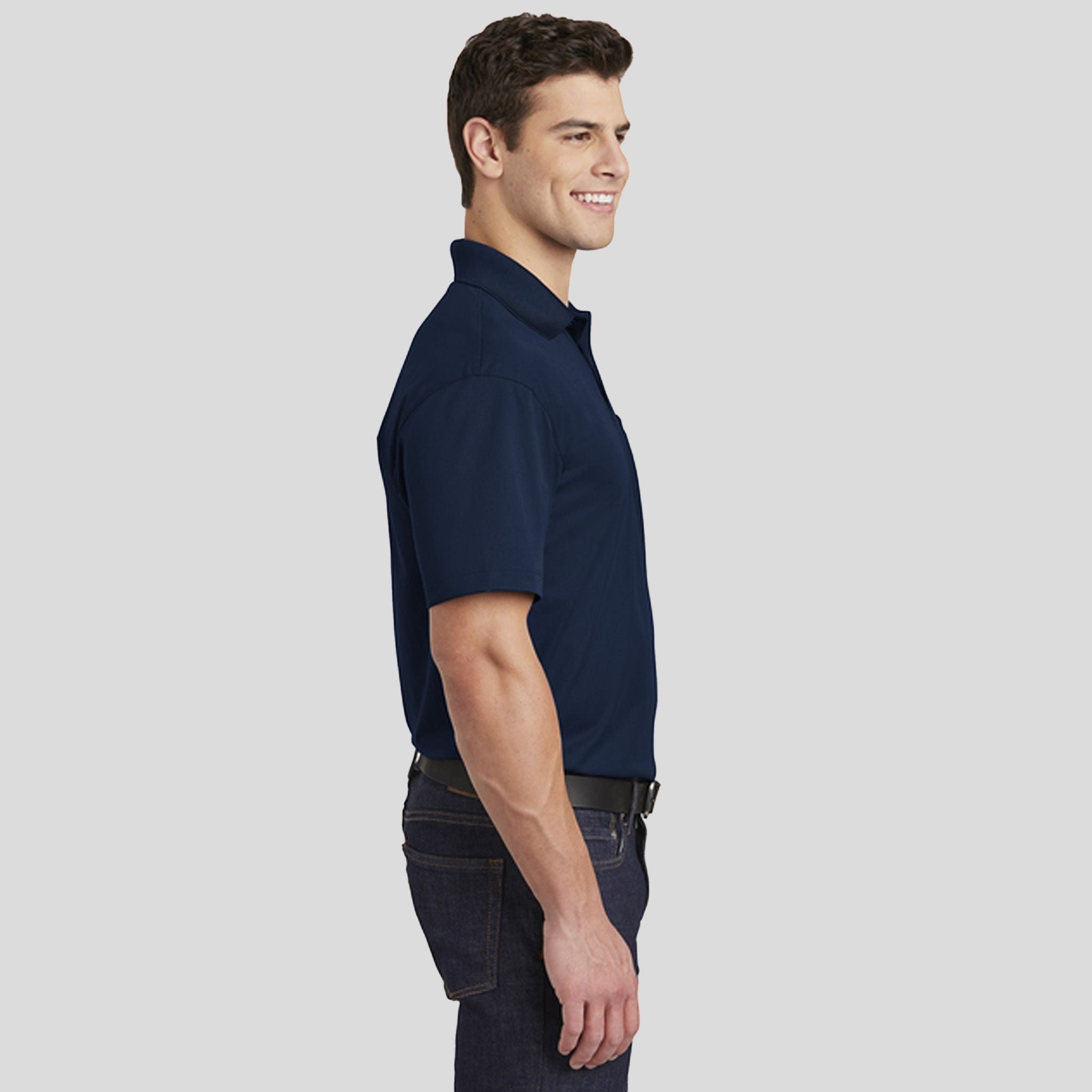 Micropique Sport-Wick® Pocket Polo | True Navy