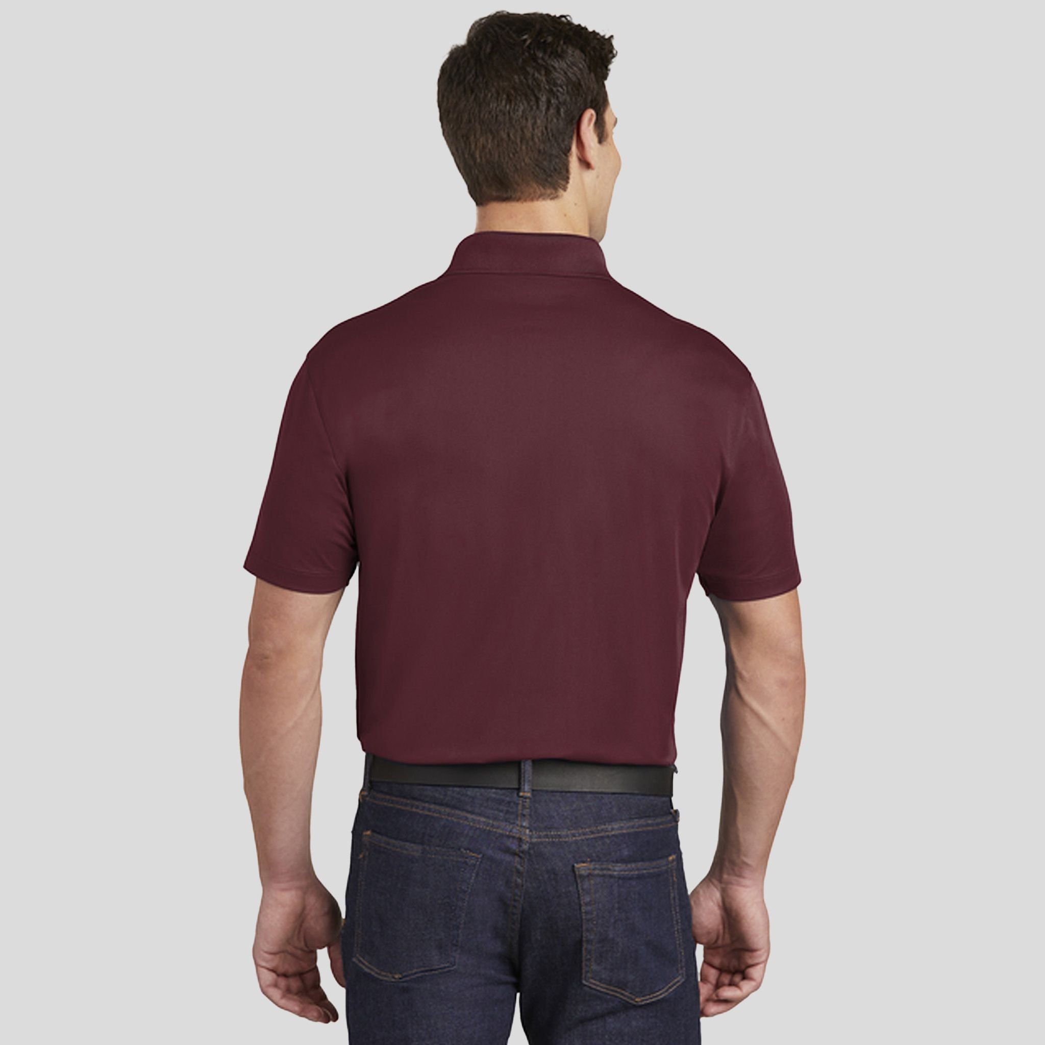 Micropique Sport-Wick® Pocket Polo | Maroon